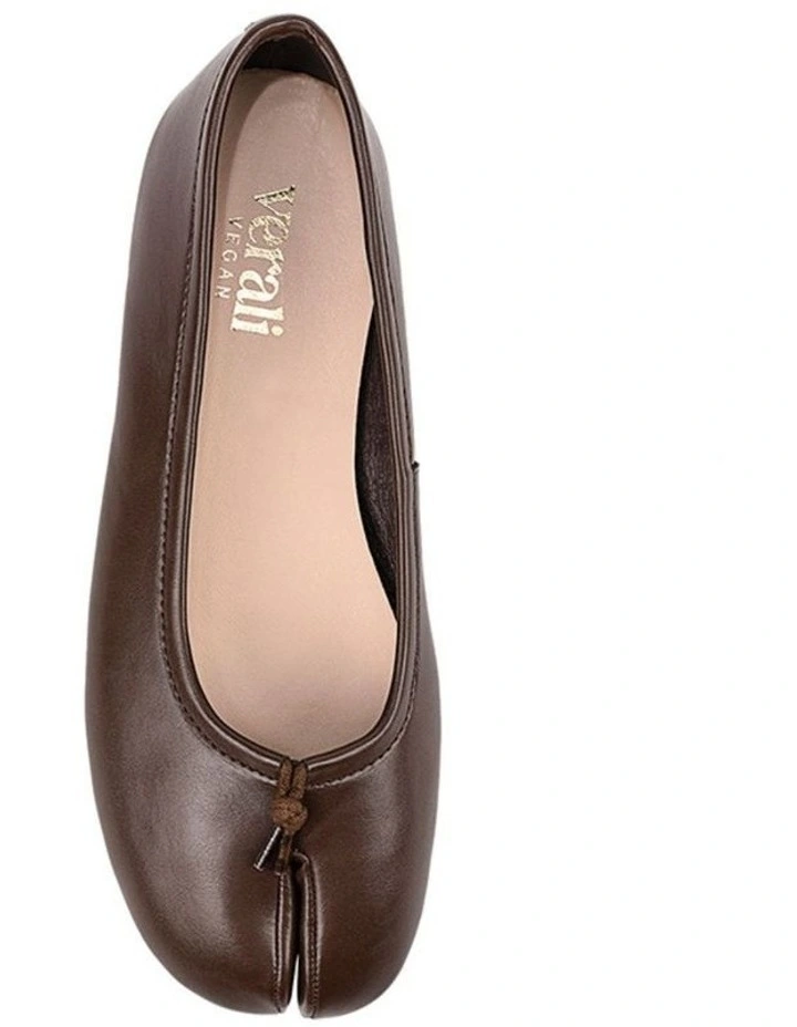Charlie Ballet Flats - Chocolate Brown image 3