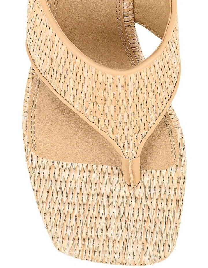 Aurelia Thong Wedges - Natural Raffia image 3