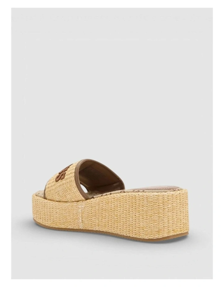 Bintaih Wedge Sandals in Beige image 5