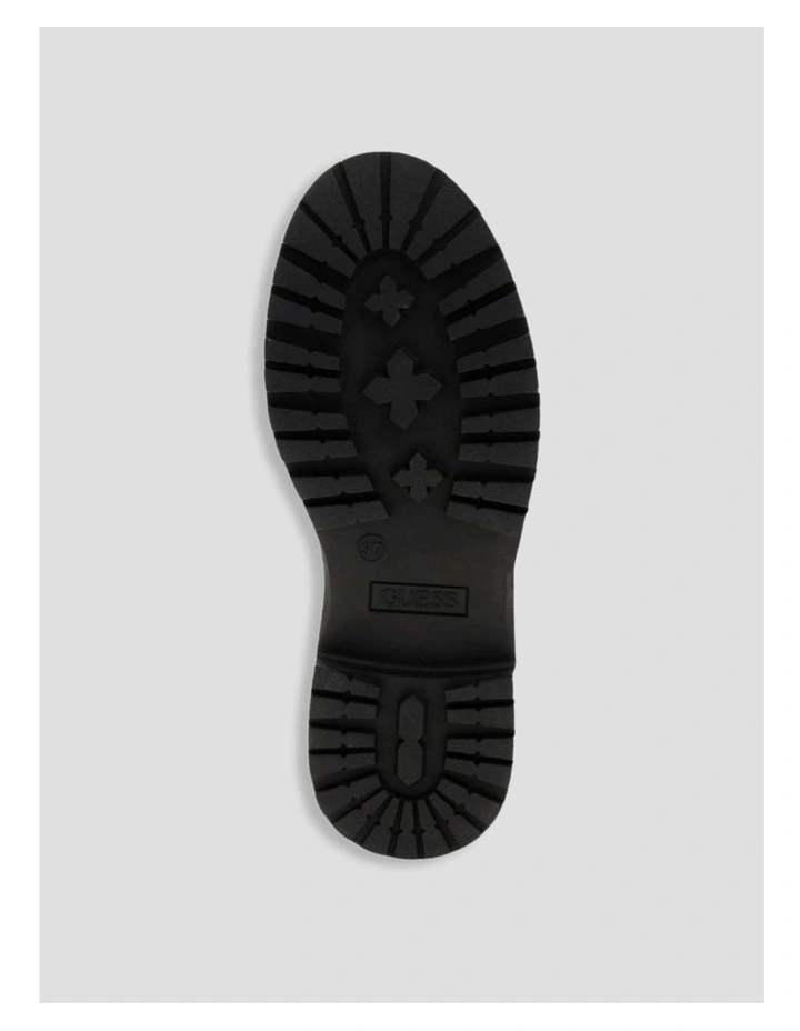 Leannaa Ankle Boots in Black Brown Logo image 5
