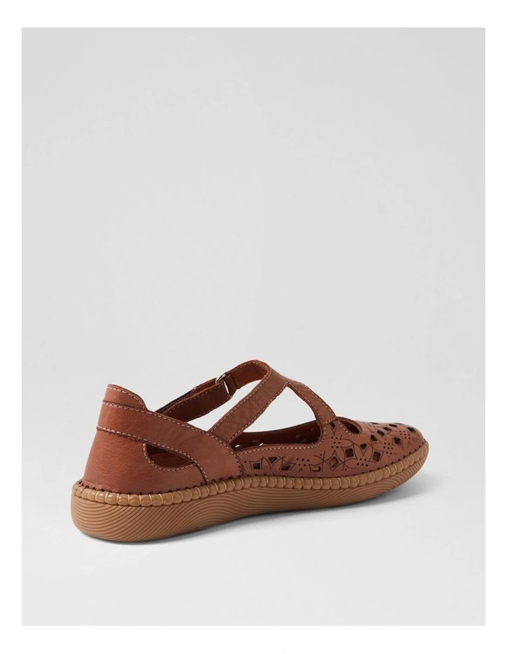 Molly Tan Leather Ballet Flats image 3