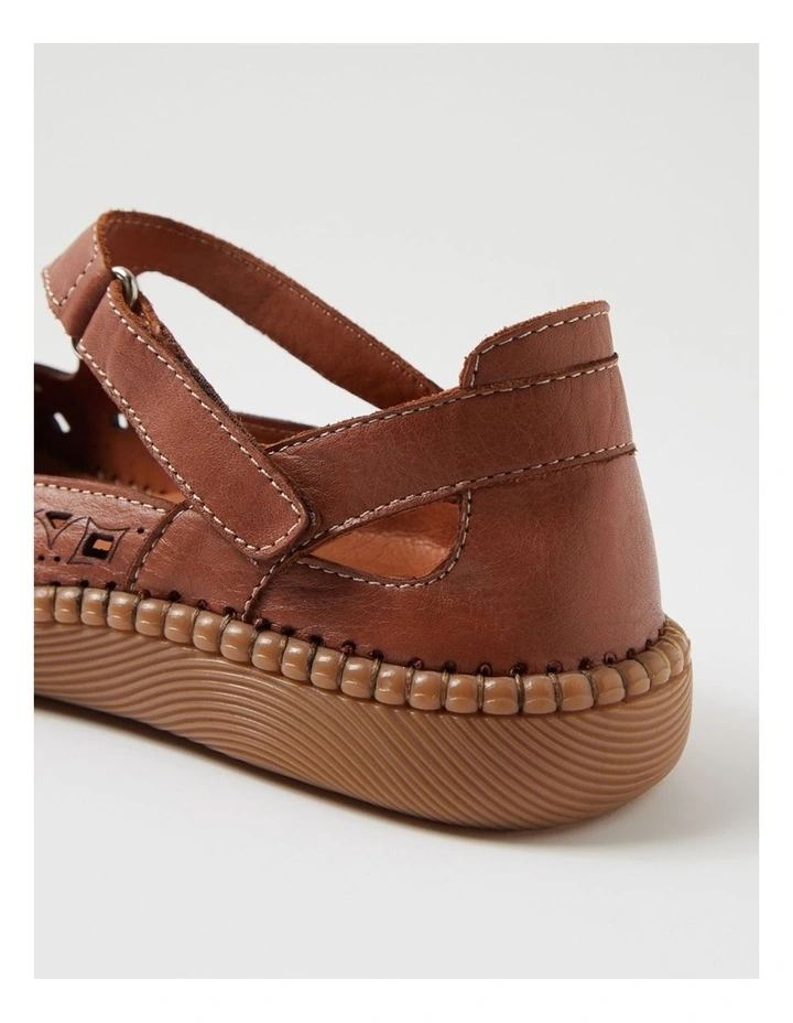 Molly Tan Leather Ballet Flats image 5