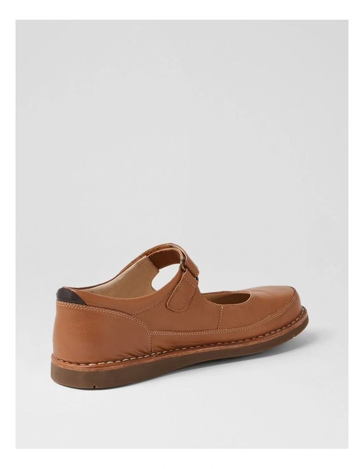 Odessa Dark Tan Leather Mary Janes image 3