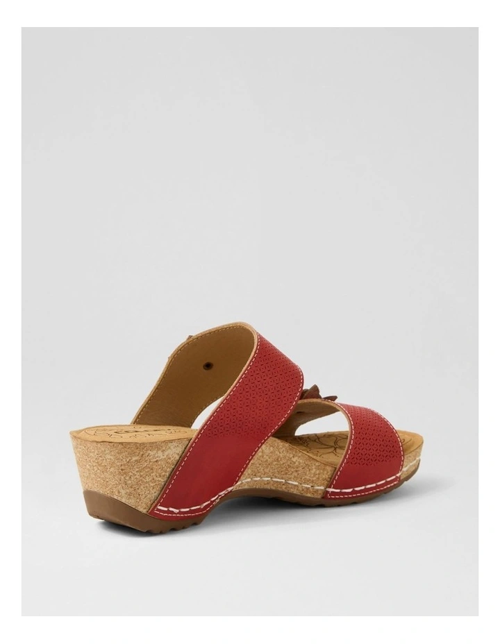 Joie Red Leather Sandals image 3