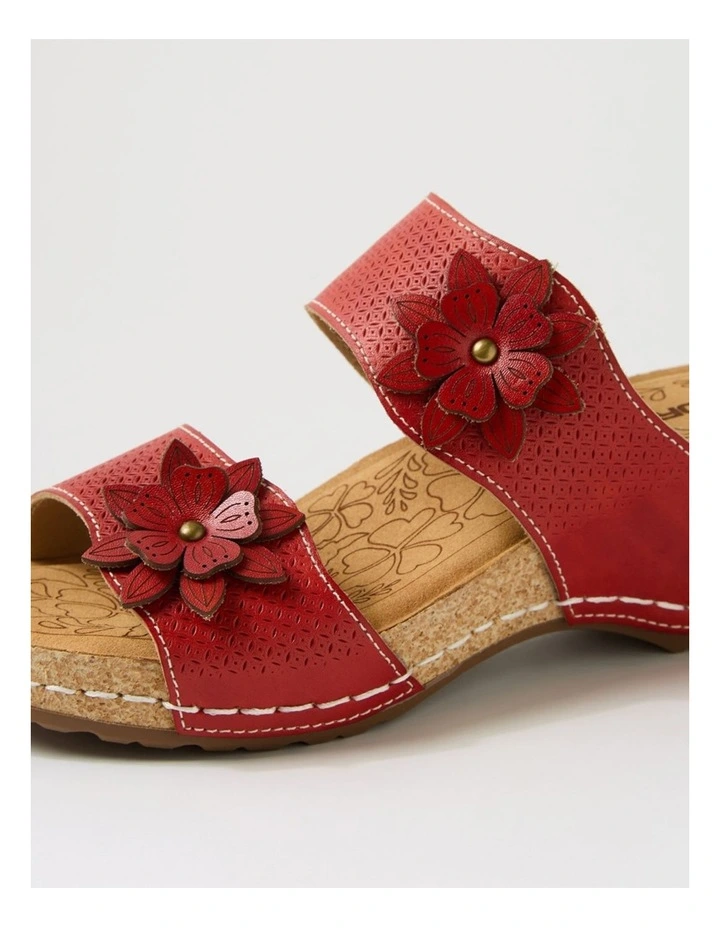 Joie Red Leather Sandals image 5