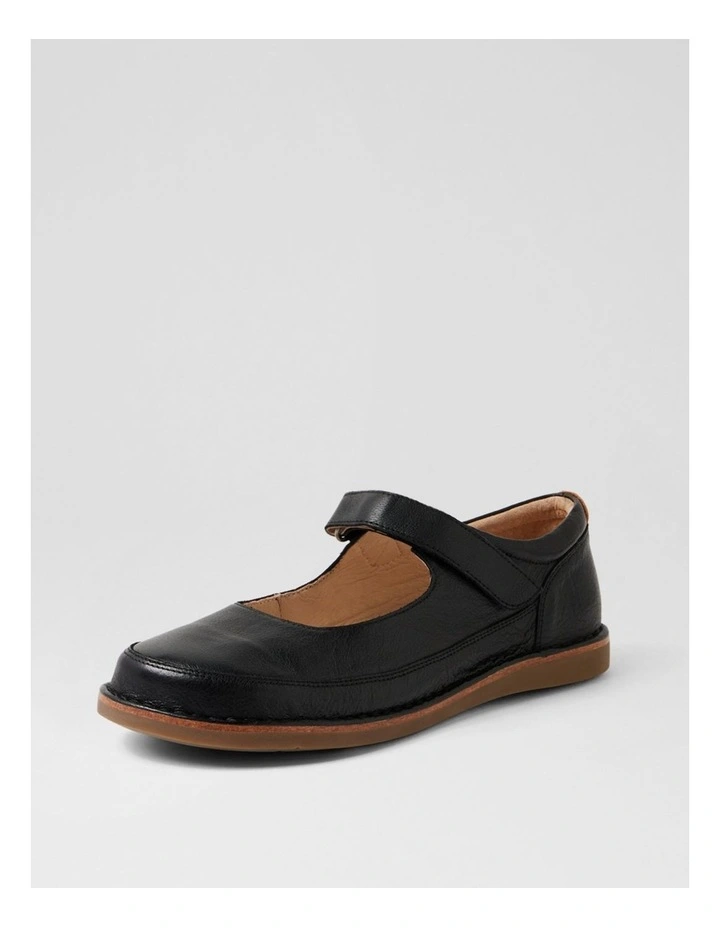 Odessa Black Leather Mary Janes image 2