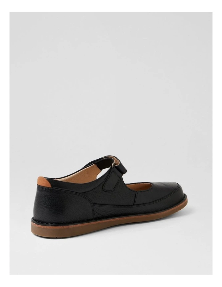 Odessa Black Leather Mary Janes image 3