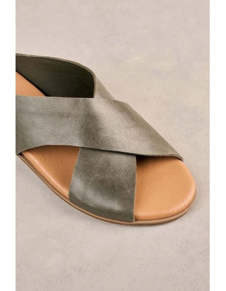 Harli Sandal - Olive image 3