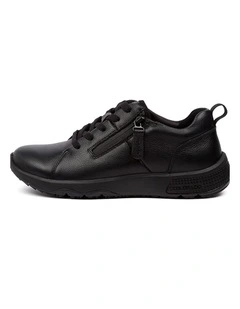Decker Black Leather