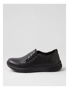 Dirina Black Leather Sneakers