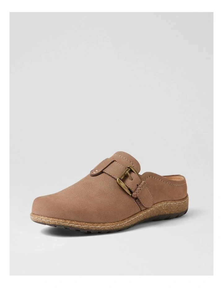 Atwood Taupe Nubuck Flat Shoes image 2
