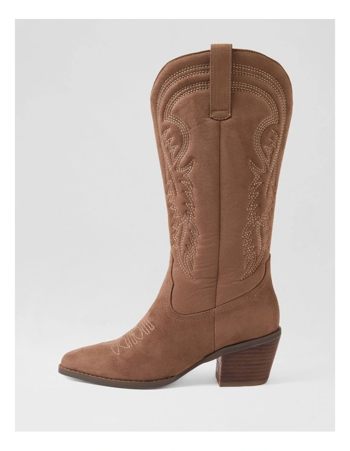 Yodel Choc Microsuede Calf Boots image 1