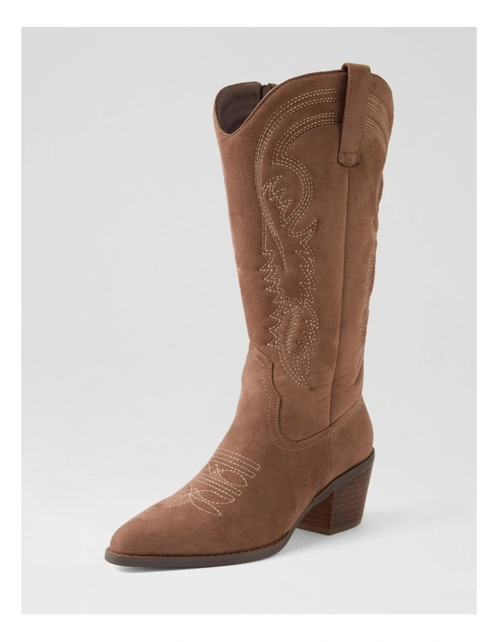 Yodel Choc Microsuede Calf Boots image 2