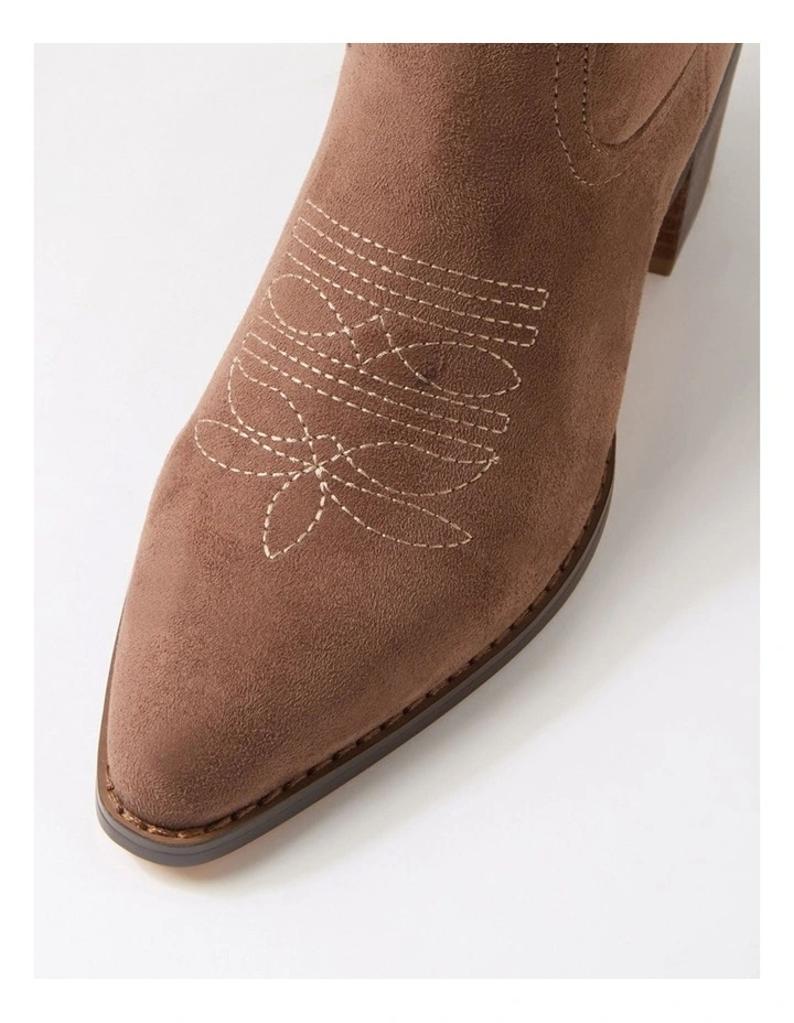 Yodel Choc Microsuede Calf Boots image 4