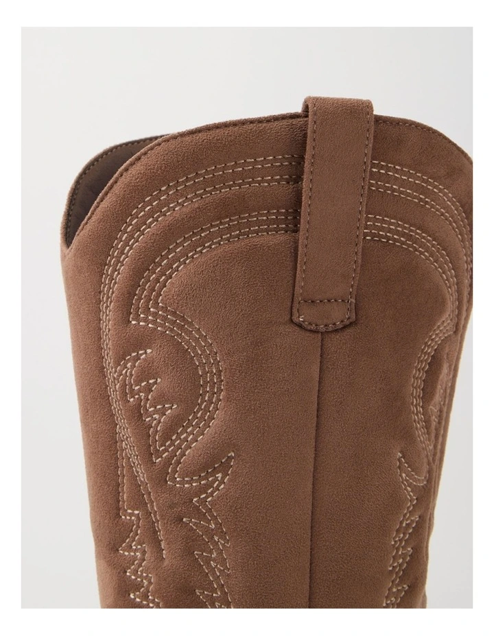 Yodel Choc Microsuede Calf Boots image 5