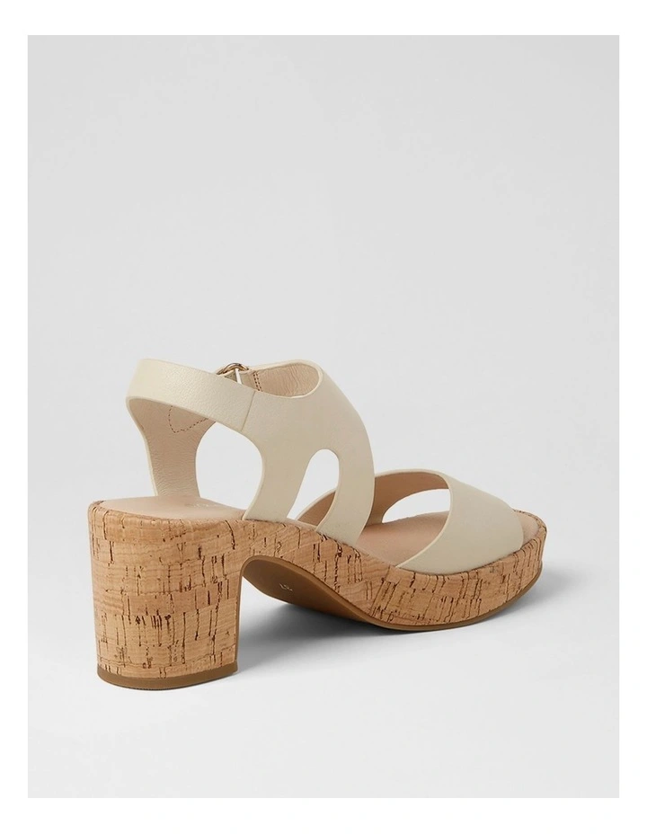 Bollings Cream Cork Leather Sandals image 3