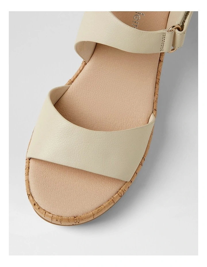 Bollings Cream Cork Leather Sandals image 4