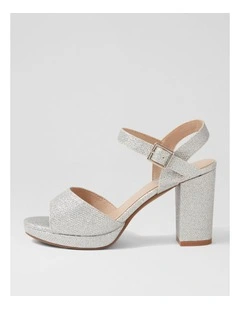 Bountys Silver Glitter Sandals