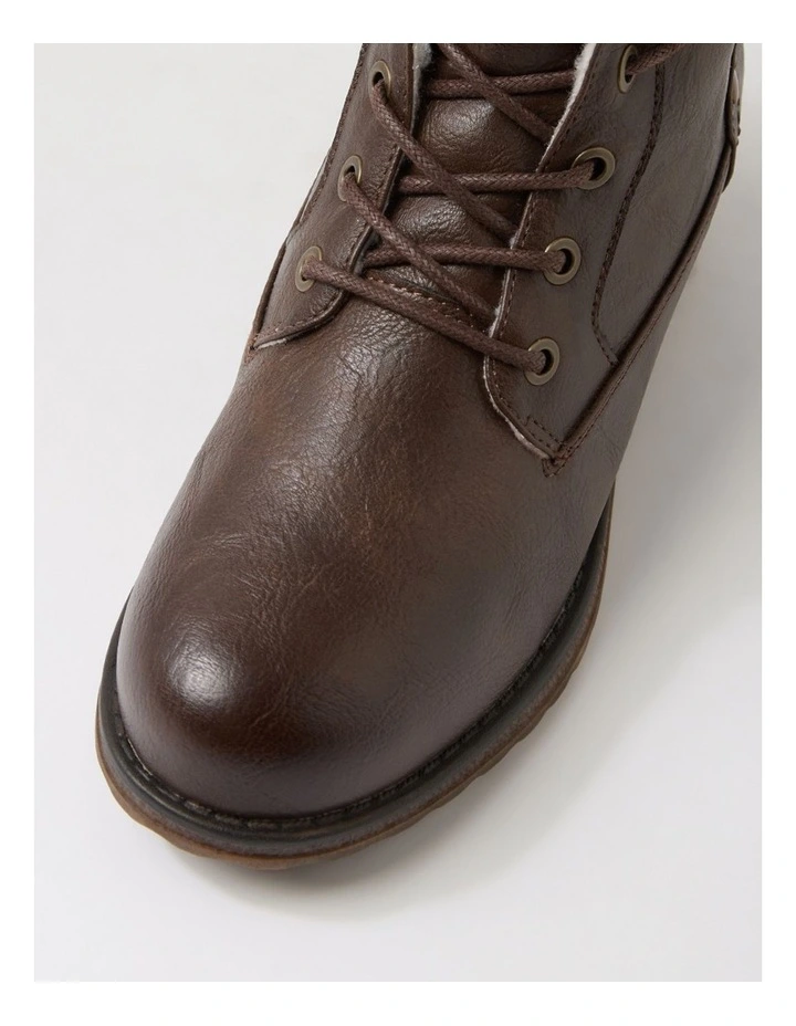 Miskeen Choc Lace Up Boots image 4