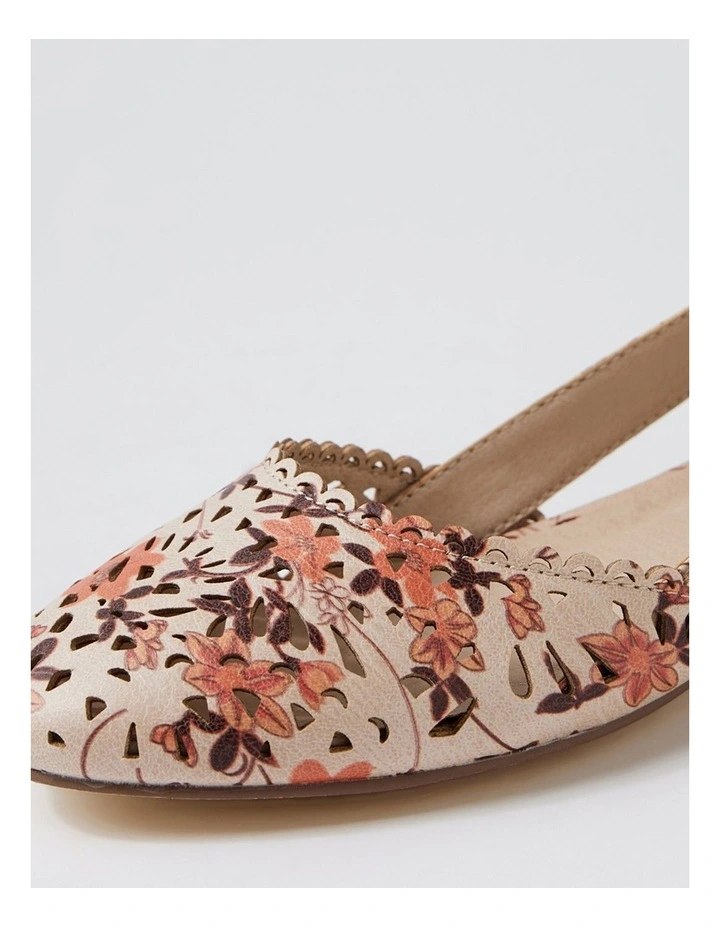 Alkoxy Taupe Vintage Flat Shoes image 5