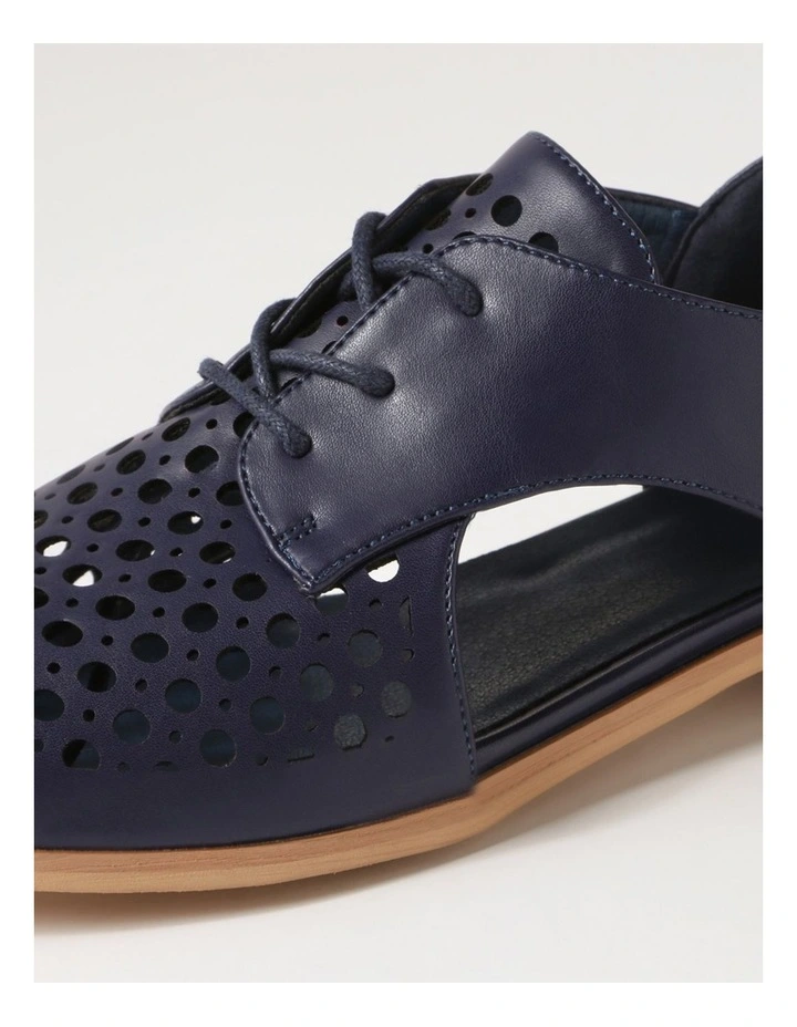 Quietly Navy Flat Shoes image 5