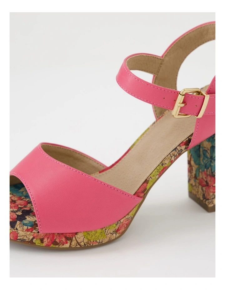 Bountys Lipstick Flower Heel  Sandals image 5