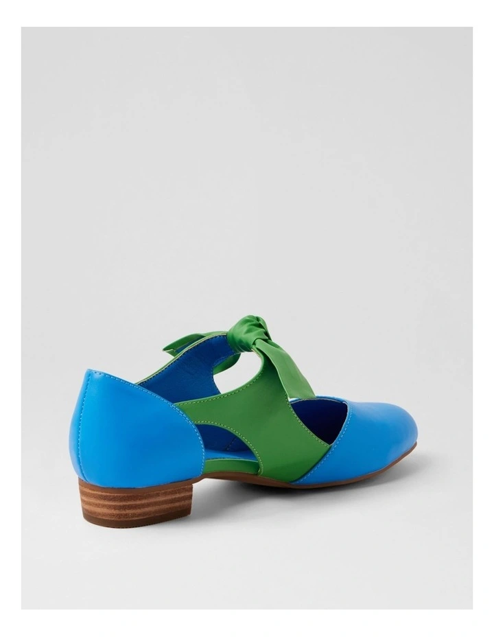 Estella Blue Green Flat Shoes image 3