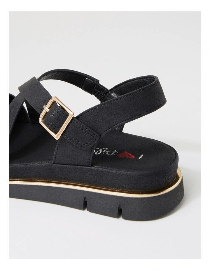 Buggin Black Sandals image 5