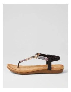Fessa Black Multi Sandals