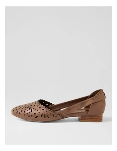 Alkoxy Choc Dust Flat Shoes