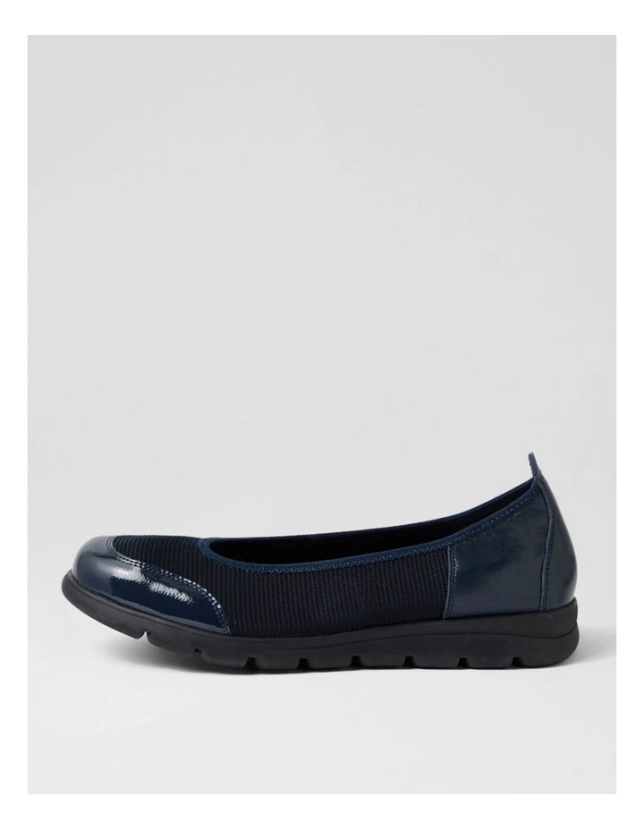 Brillion Navy Mix Flat Shoes image 1