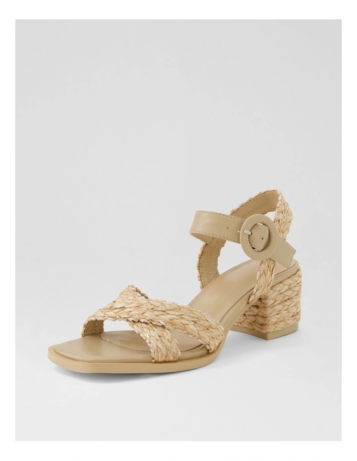 Buzzko Natural Syn Raffia Sandals image 2