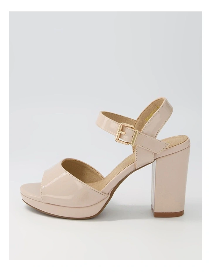 Bountys Nude Patent Pu Sandals image 1