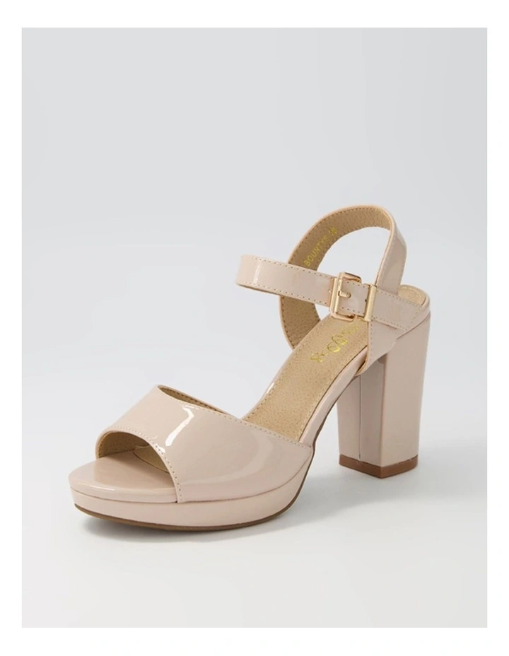 Bountys Nude Patent Pu Sandals image 2