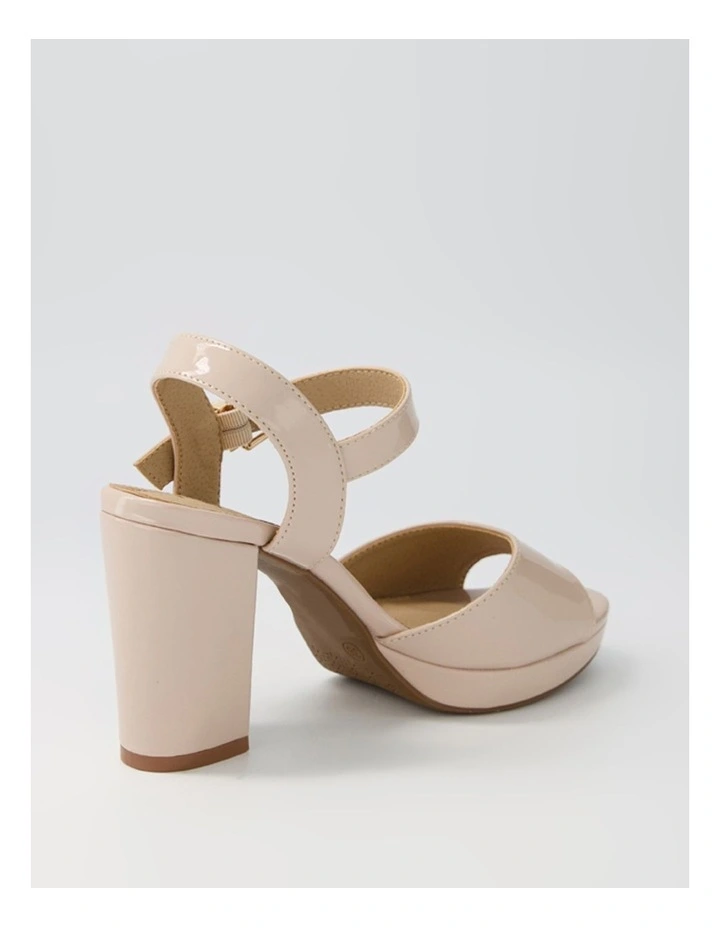 Bountys Nude Patent Pu Sandals image 3
