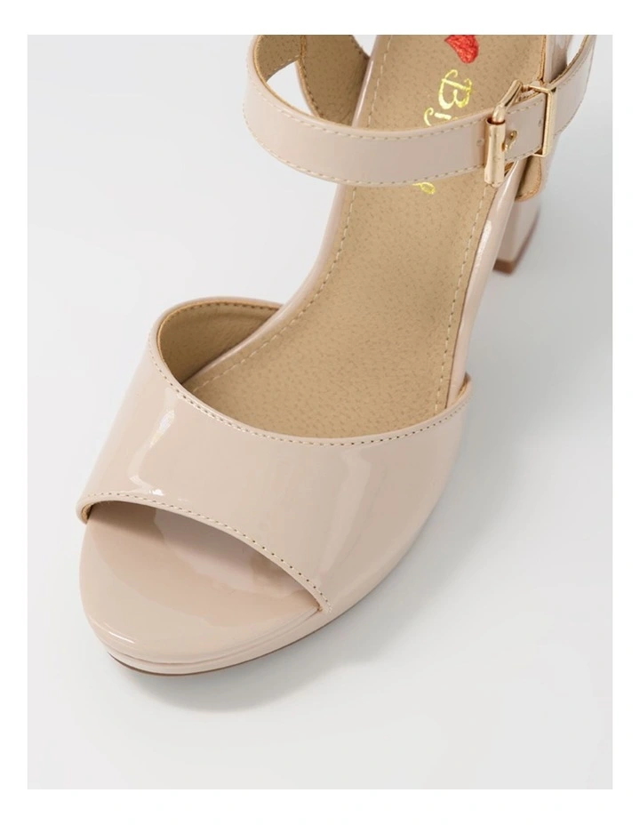 Bountys Nude Patent Pu Sandals image 4