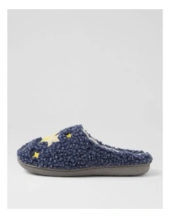 Luster Blue Multi Flat Shoes