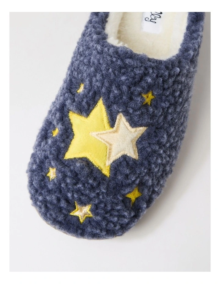 Luster Blue Multi Flat Shoes image 4