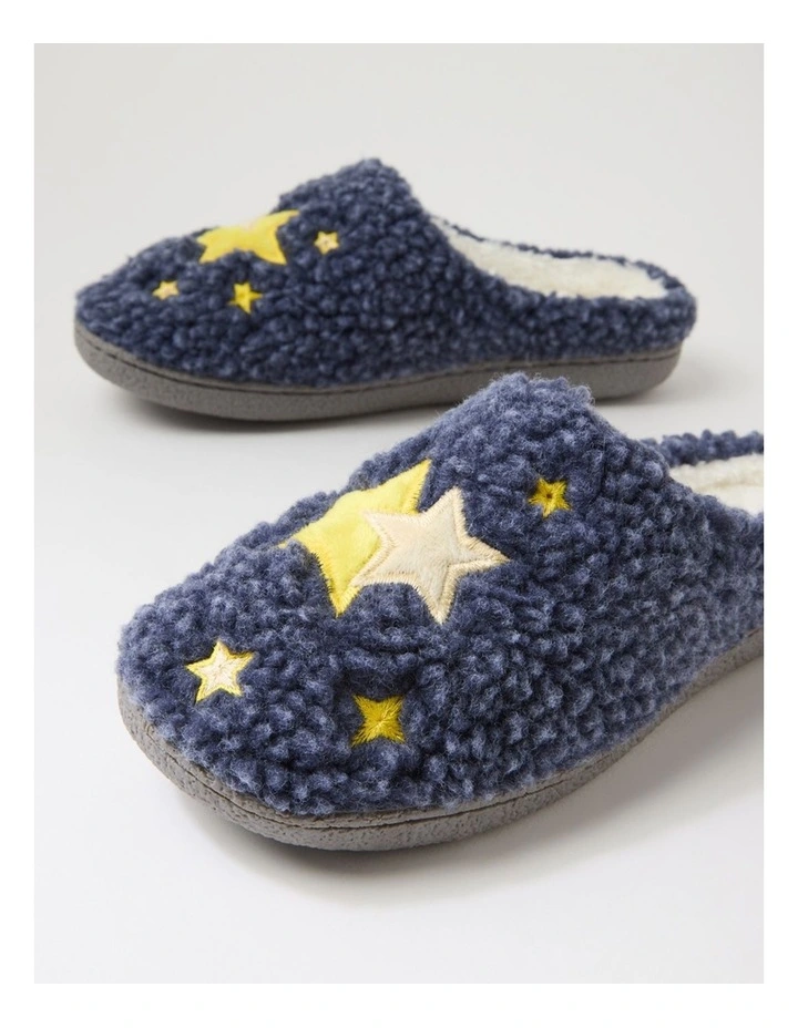 Luster Blue Multi Flat Shoes image 5