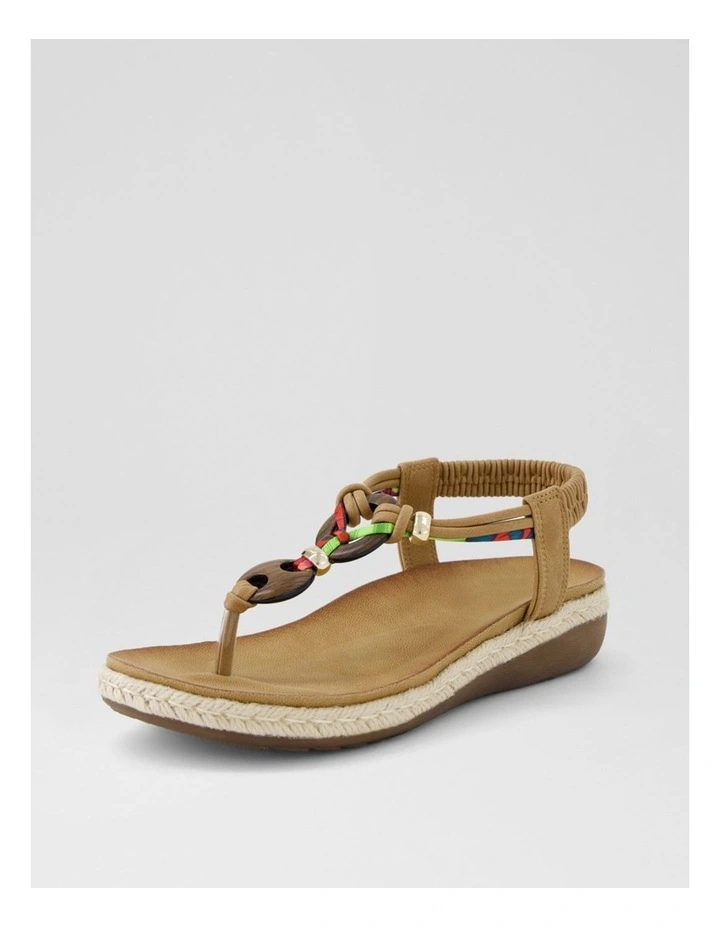 Liggy Light Tan Nubuck Pu Thongs image 2