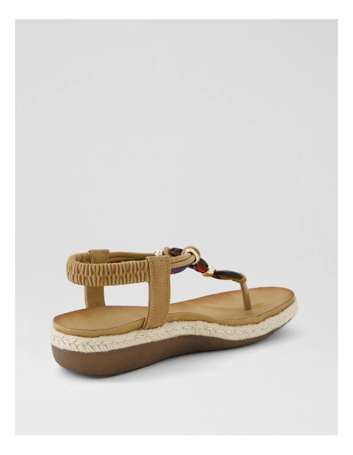 Liggy Light Tan Nubuck Pu Thongs image 3