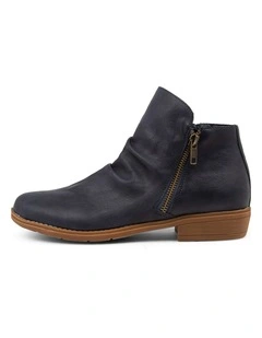 Rosie Navy Ankle Boots