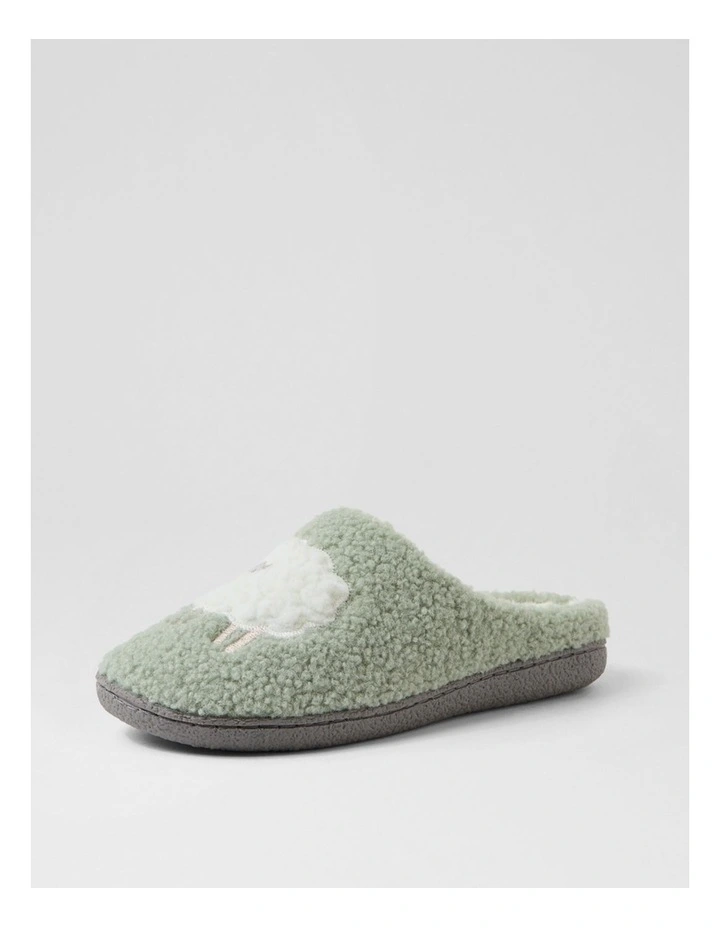 Lamby Soft Green Multi Flat Shoes image 2