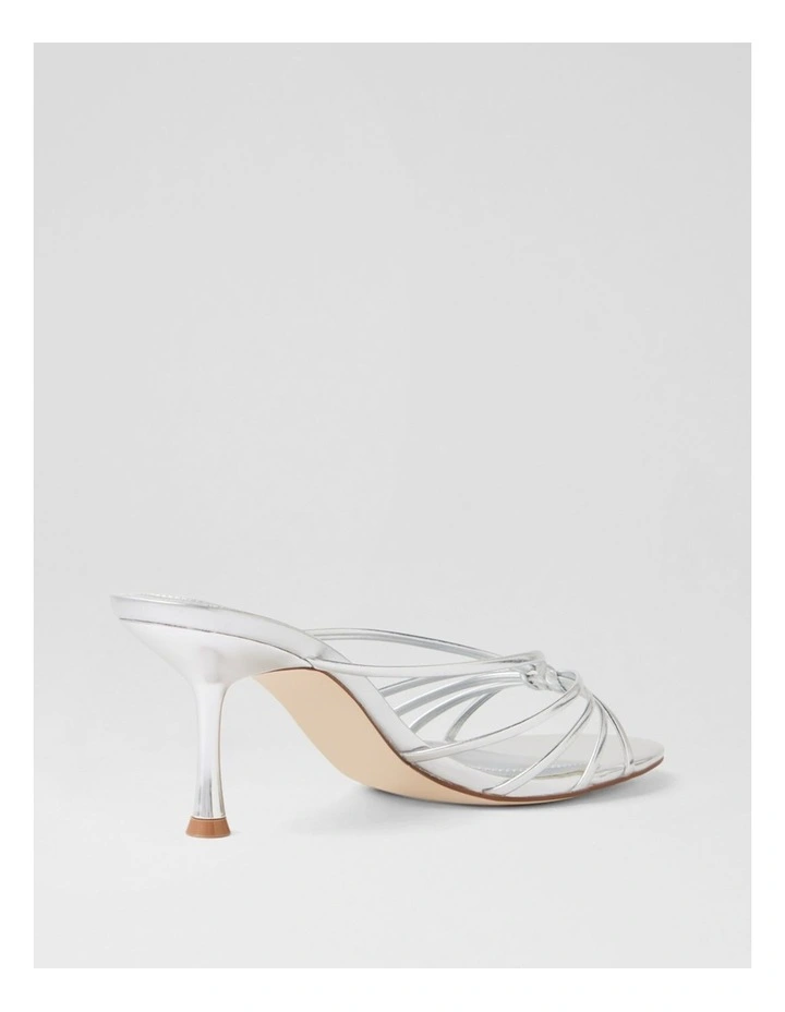 Raelynna Silver Strappy Heels image 3