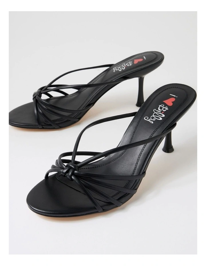 Raelynna Strappy Heels in Black image 5