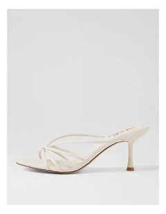 Raelynna Nougat Strappy Heels