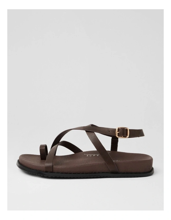 Ziller Chocolate Sandals image 1