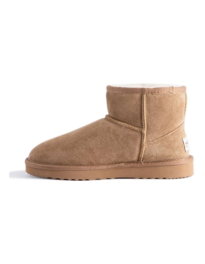 Short Sheepskin Ankle Boots image 4