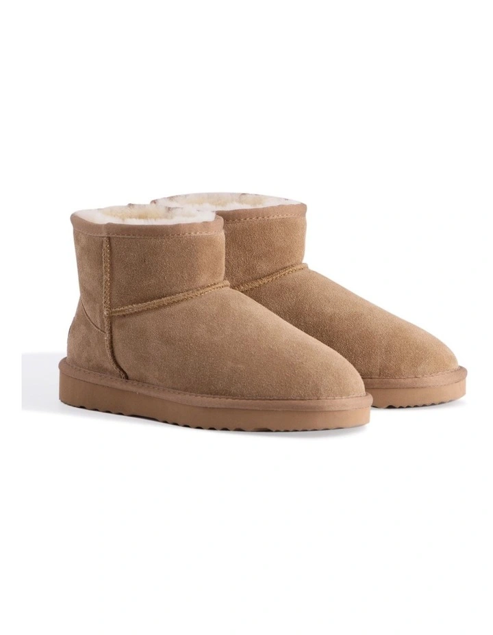 Short Sheepskin Ankle Boots image 6