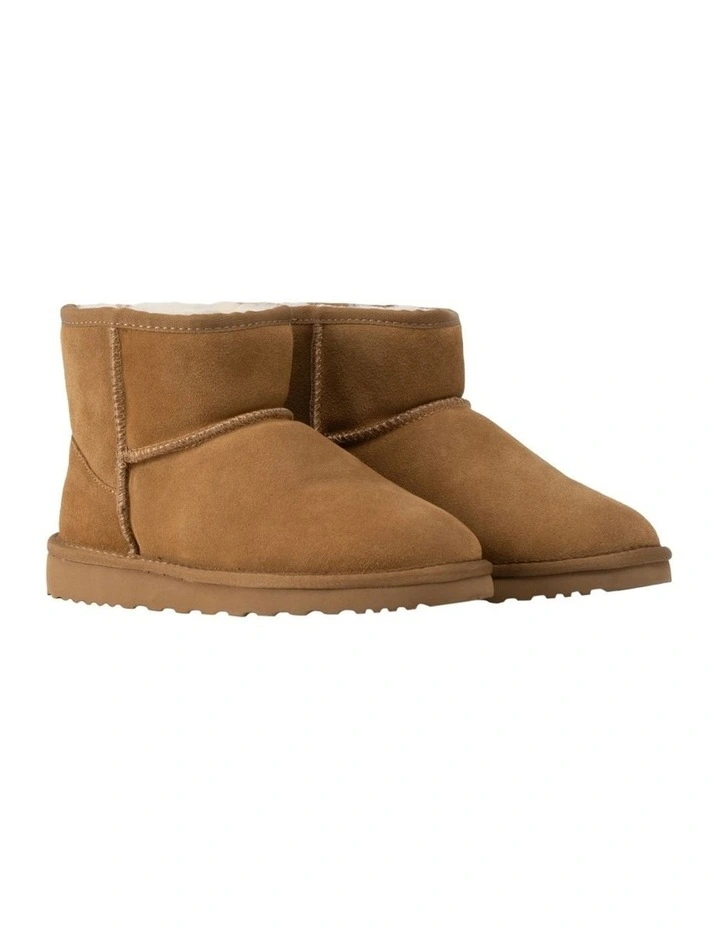 Short Sheepskin Ankle Boots image 3